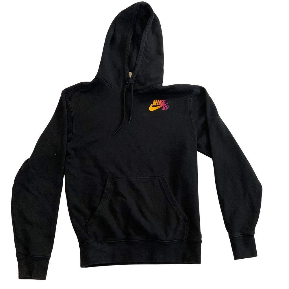 Nike‎ SB Hoodie Black XXS Sunset Palm Tree Graphic Pullover Sweatshirt